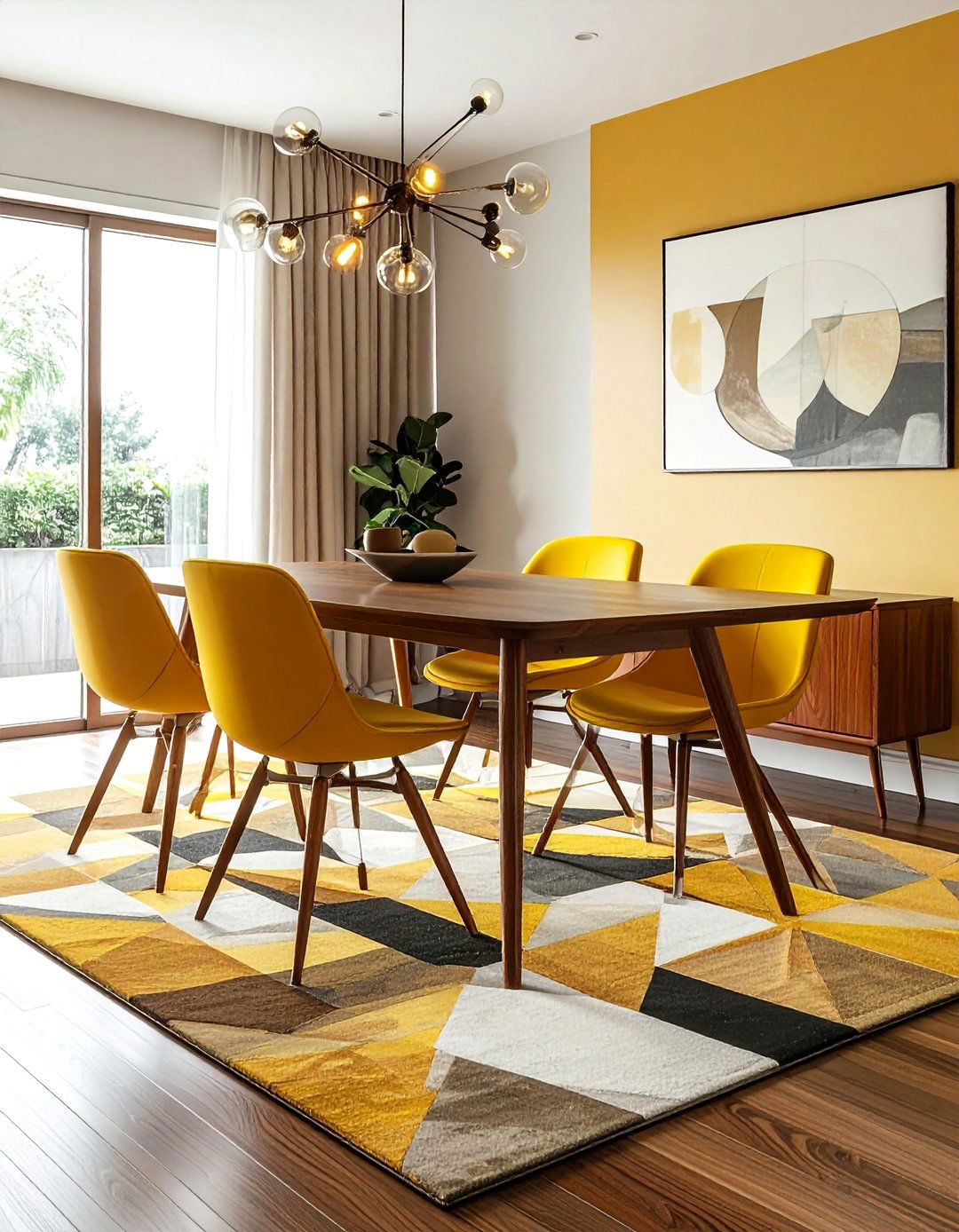 Mid Century Modern Dining - 30 show home dining room ideas