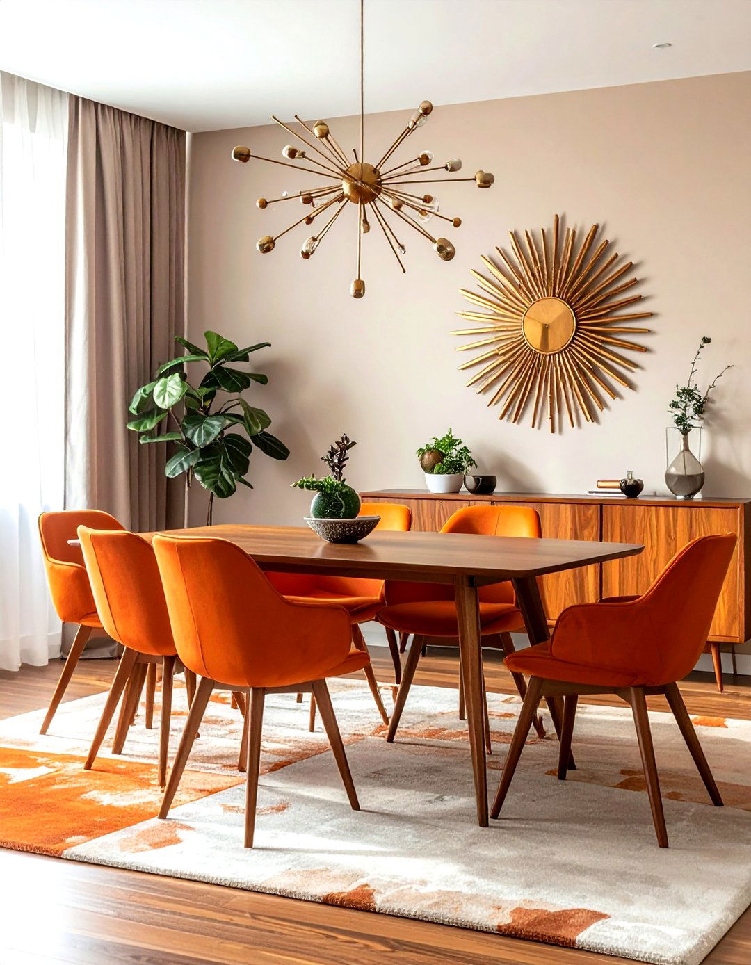 Mid Century Modern Dining Room - 30 American dining room ideas
