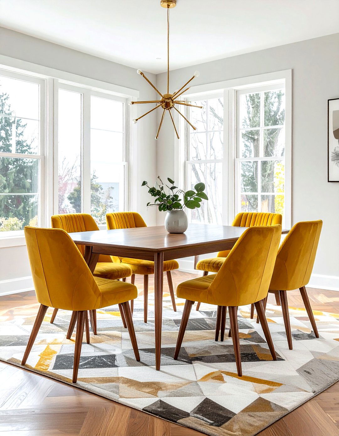 Mid Century Modern Dining Room - 30 separate dining room ideas