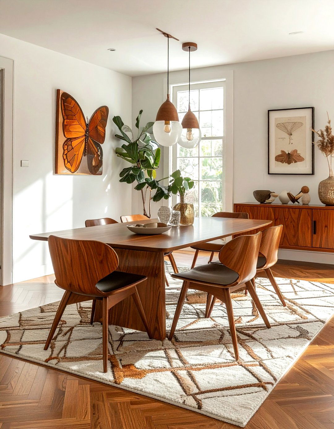 Mid Century Modern Dining Room - 30 comfortable dining room ideas