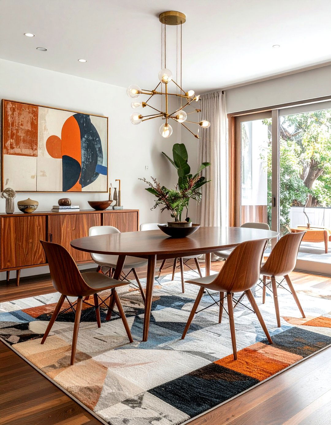 Mid Century Modern Dining Room - 30 antique dining room ideas
