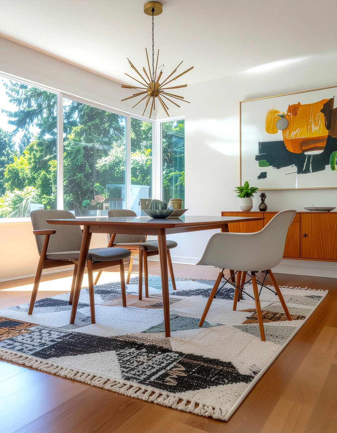 Mid Century Modern Dining Room - 30 dining room character ideas