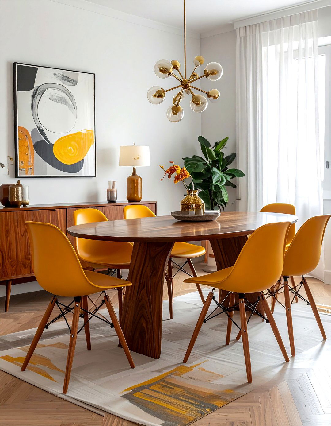 Mid Century Modern Dining Room - 30 dining room decor ideas