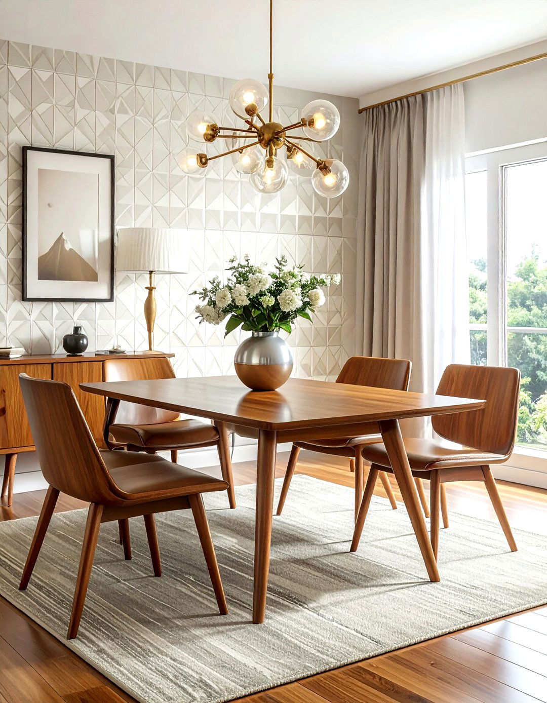 Mid Century Modern Dining Room - 30 dining room dimmer ideas