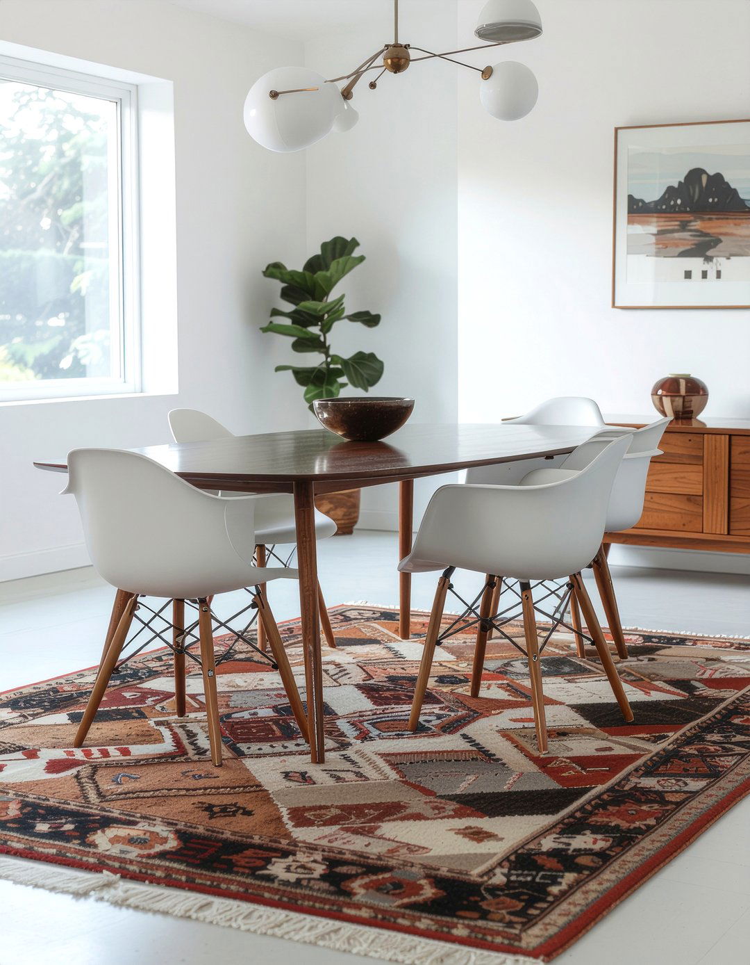 Mid Century Modern Dining Room - 30 dining room furniture layout ideas