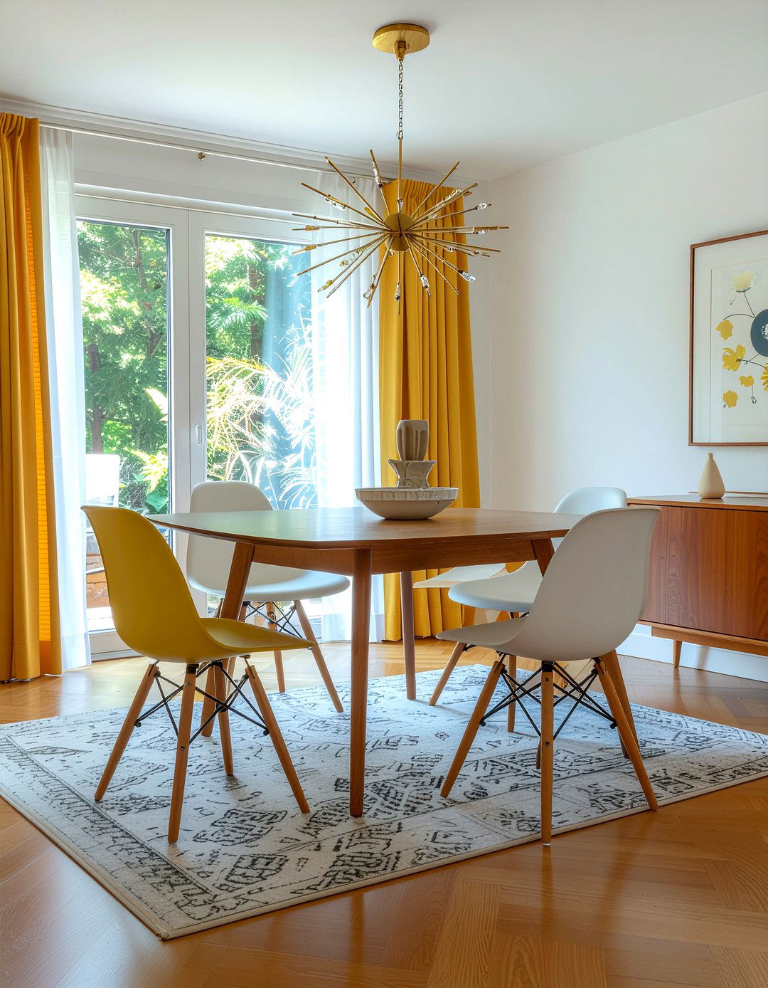Mid Century Modern Dining Room - 30 dining room personality ideas