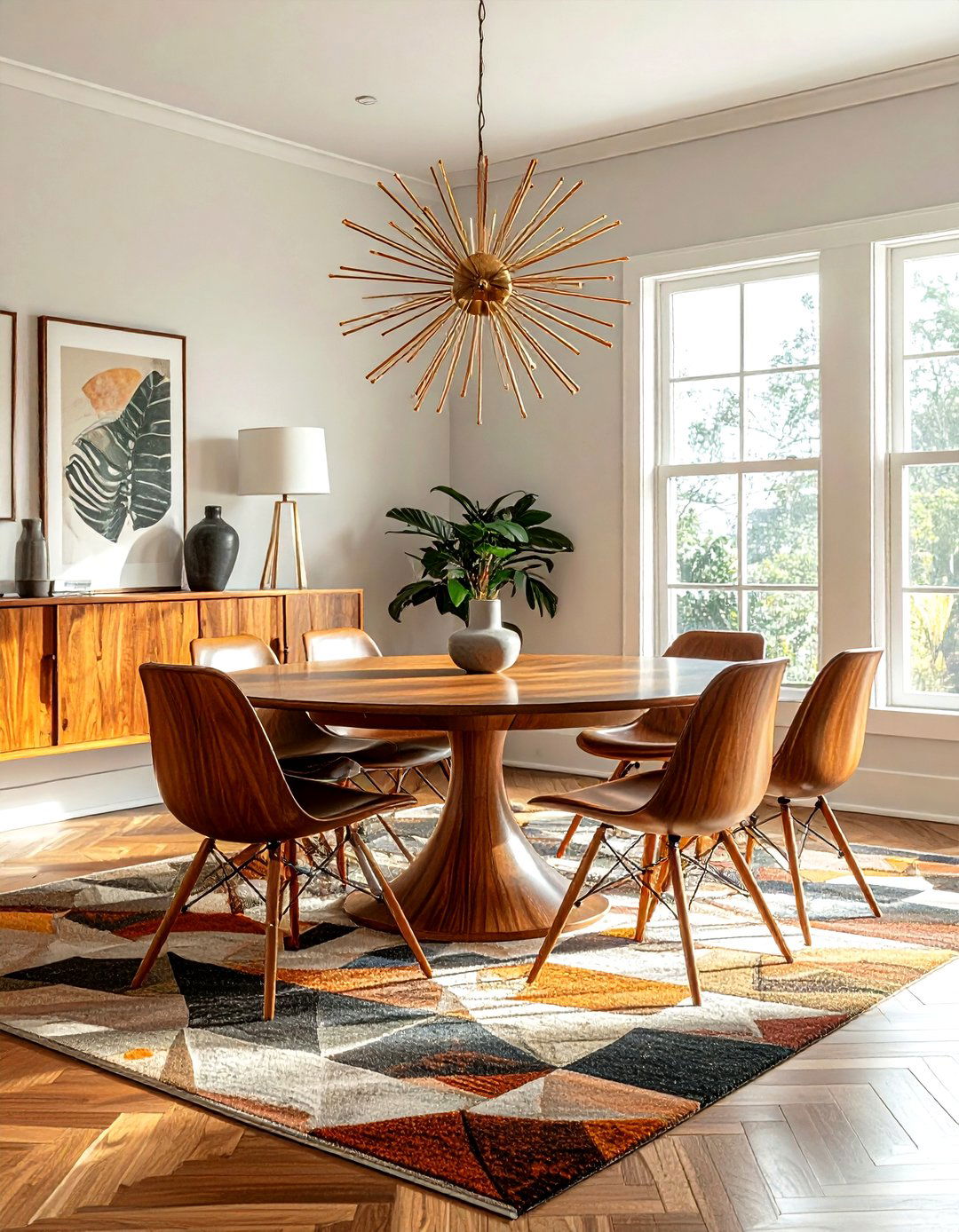 Mid Century Modern Dining Room - 30 fearless dining room ideas