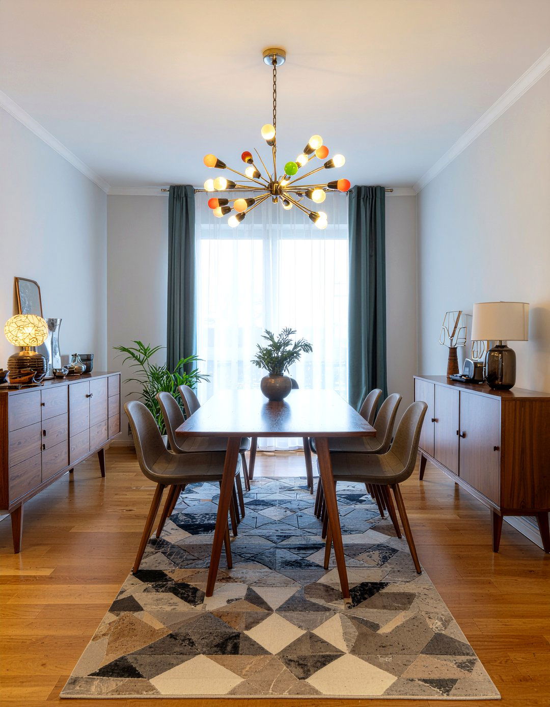 Mid Century Modern Dining Room - 30 new construction dining room ideas