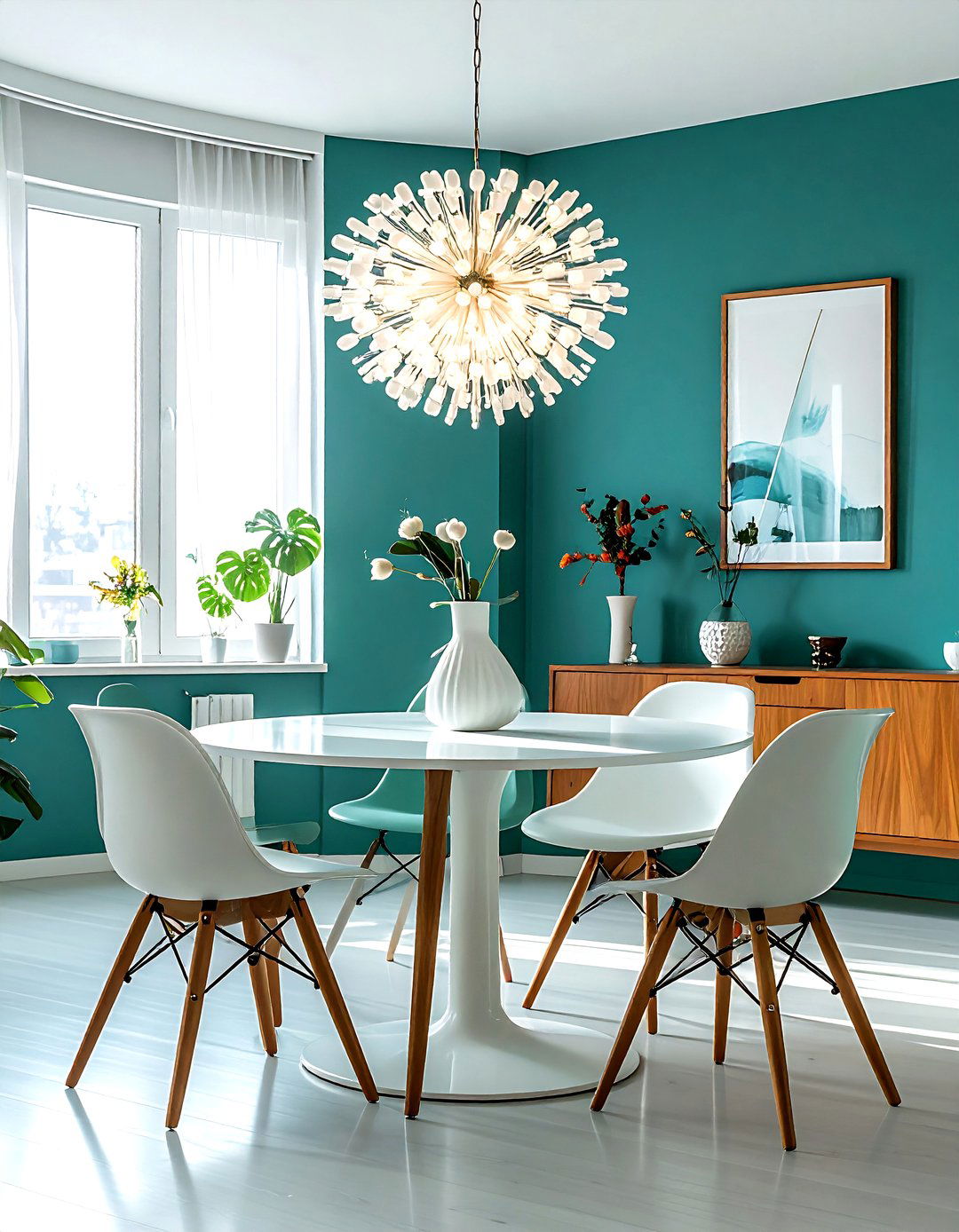 Mid Century Modern Dining Room - 30 period home decor ideas