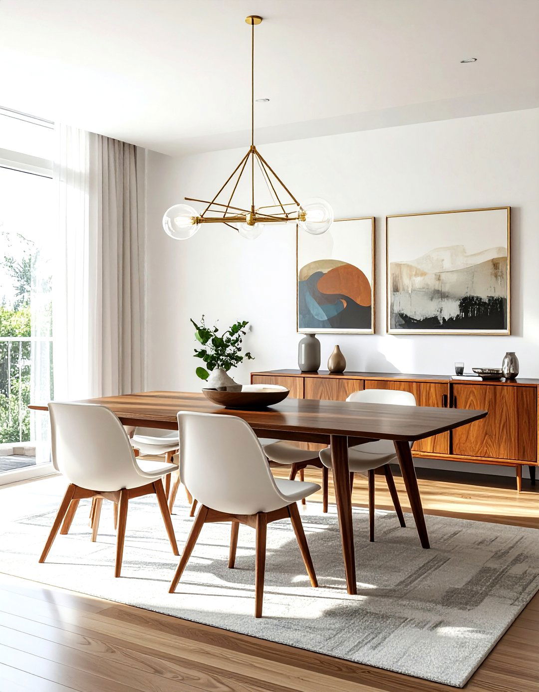 Mid Century Modern Dining Room - 30 popular dining room ideas
