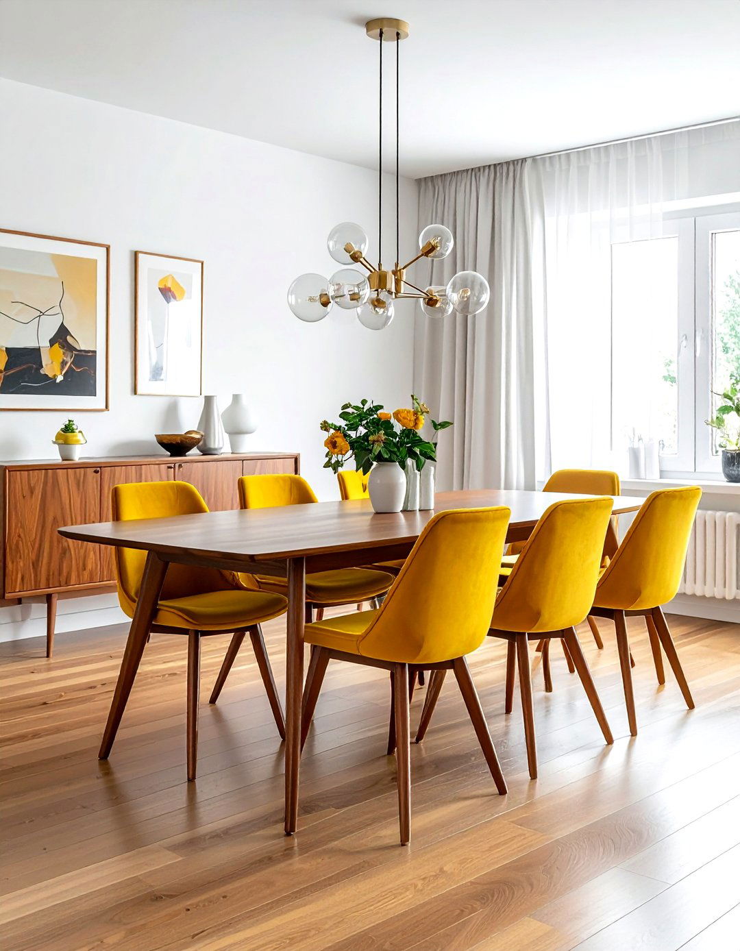 Mid Century Modern Dining Room - 30 professional dining room ideas