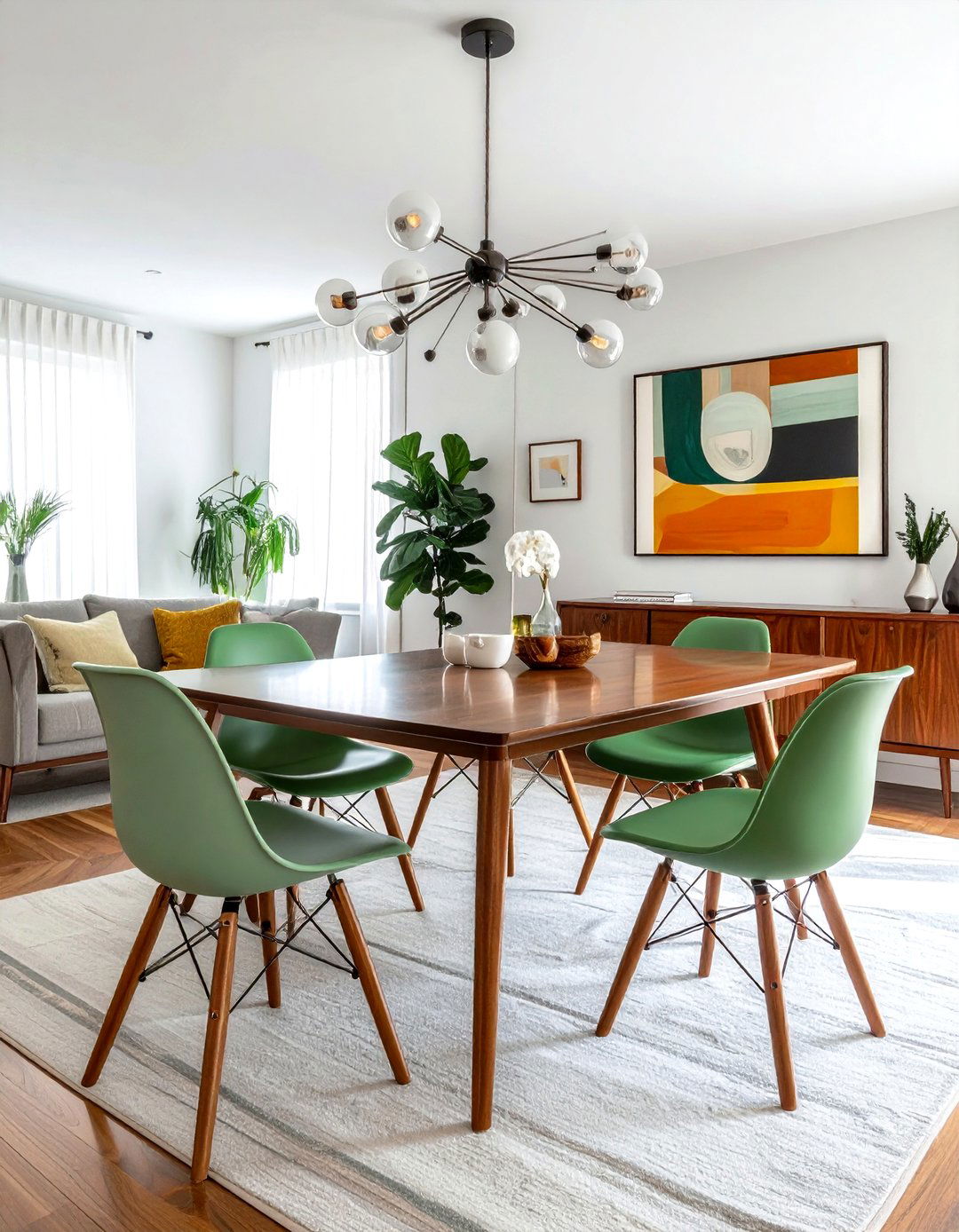 Mid Century Modern Dining Room - 30 real life dining room ideas