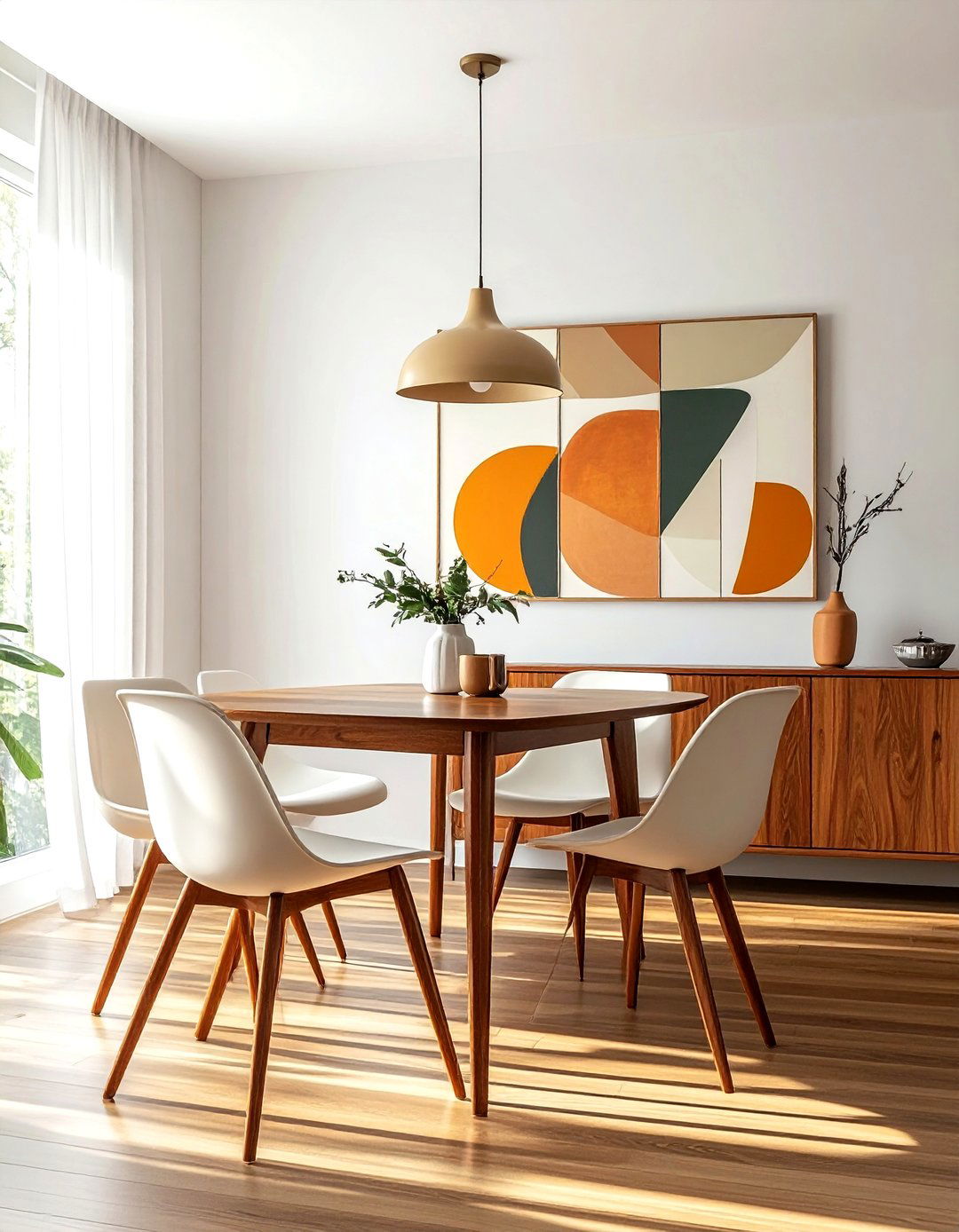 Mid Century Modern Dining Room - 30 refreshed dining room ideas