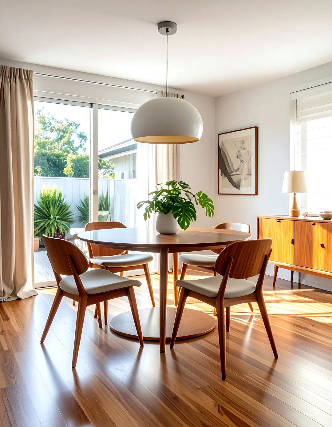 Mid Century Modern Dining Room - 30 airy dining room ideas
