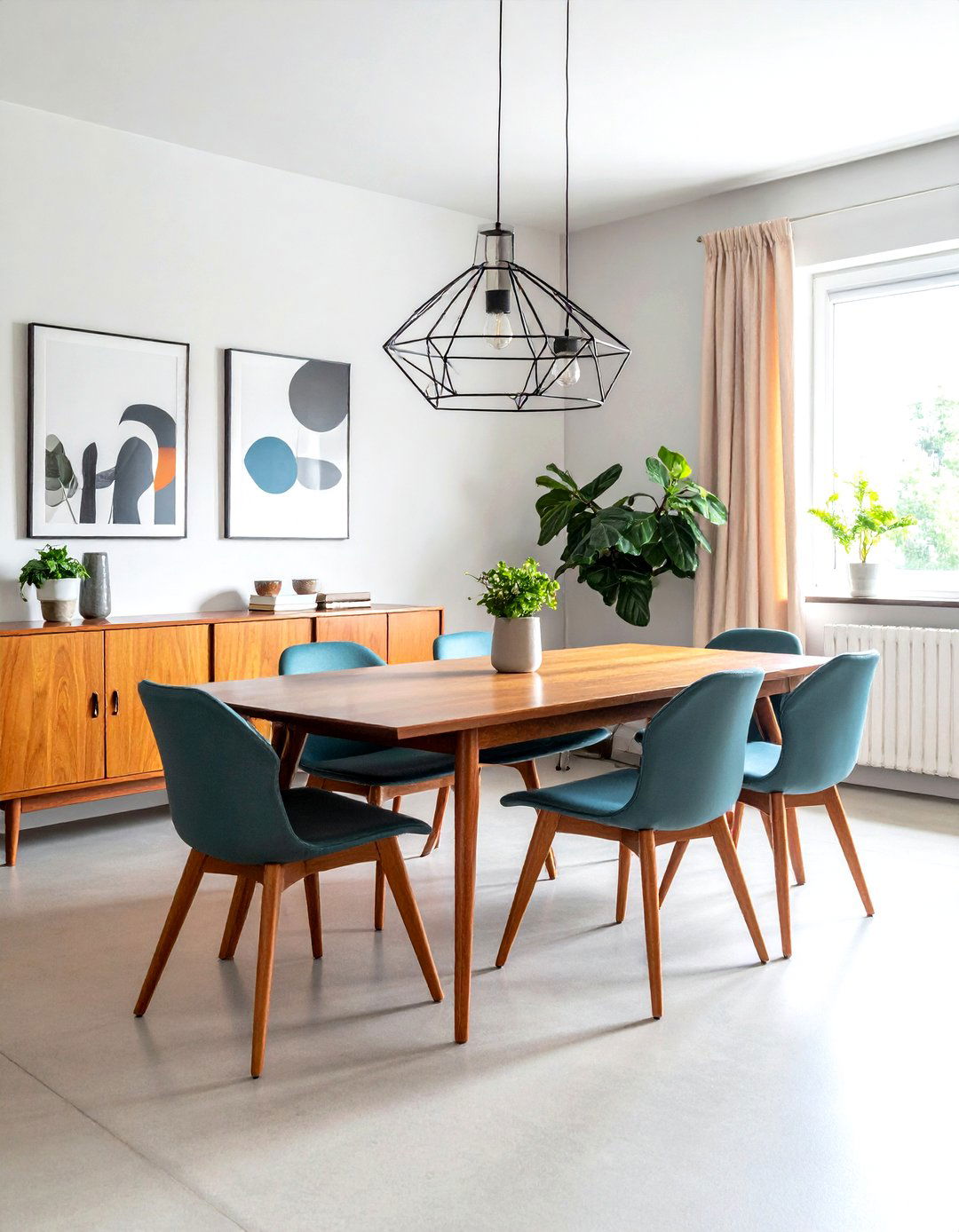 Mid Century Modern Dining Set - 30 timeless dining room ideas