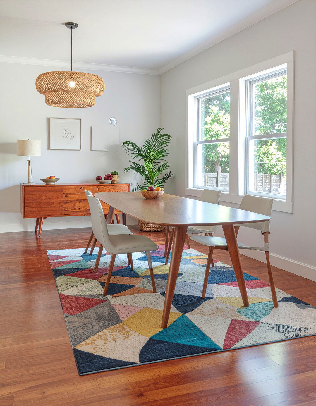 Mid Century Modern Dining Set - 30 dining room facelift ideas
