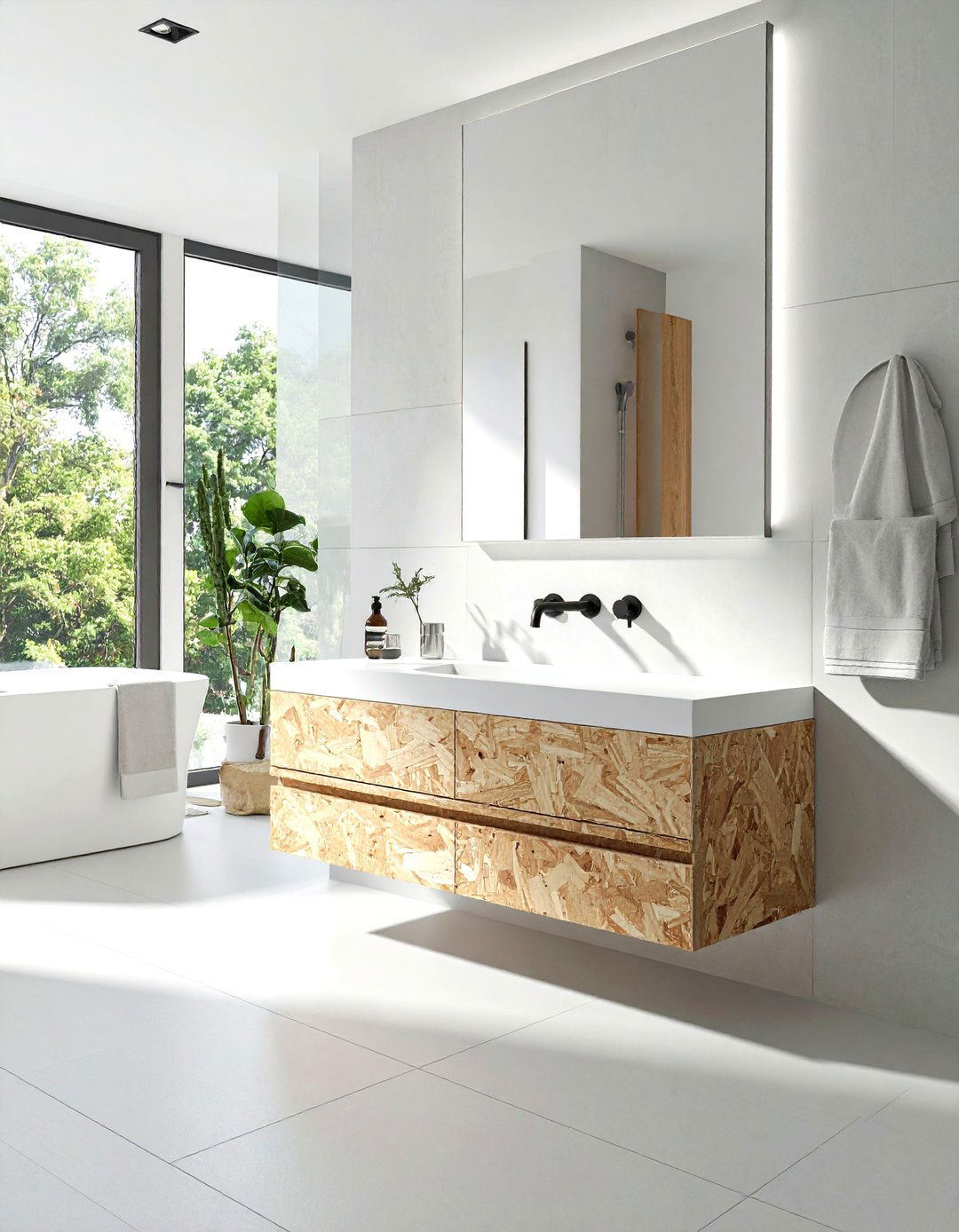 Mid Century Modern Double Vanity - 30 double vanity ideas