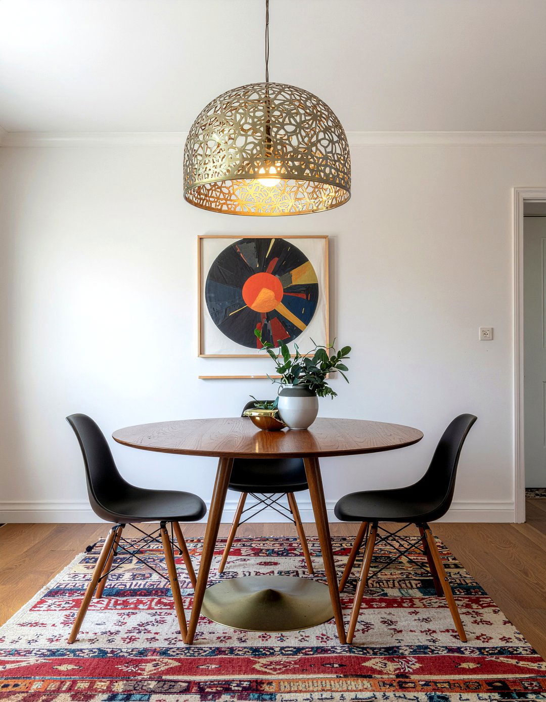 Mid Century Modern Drum Chandelier - 30 drum chandelier dining room ideas