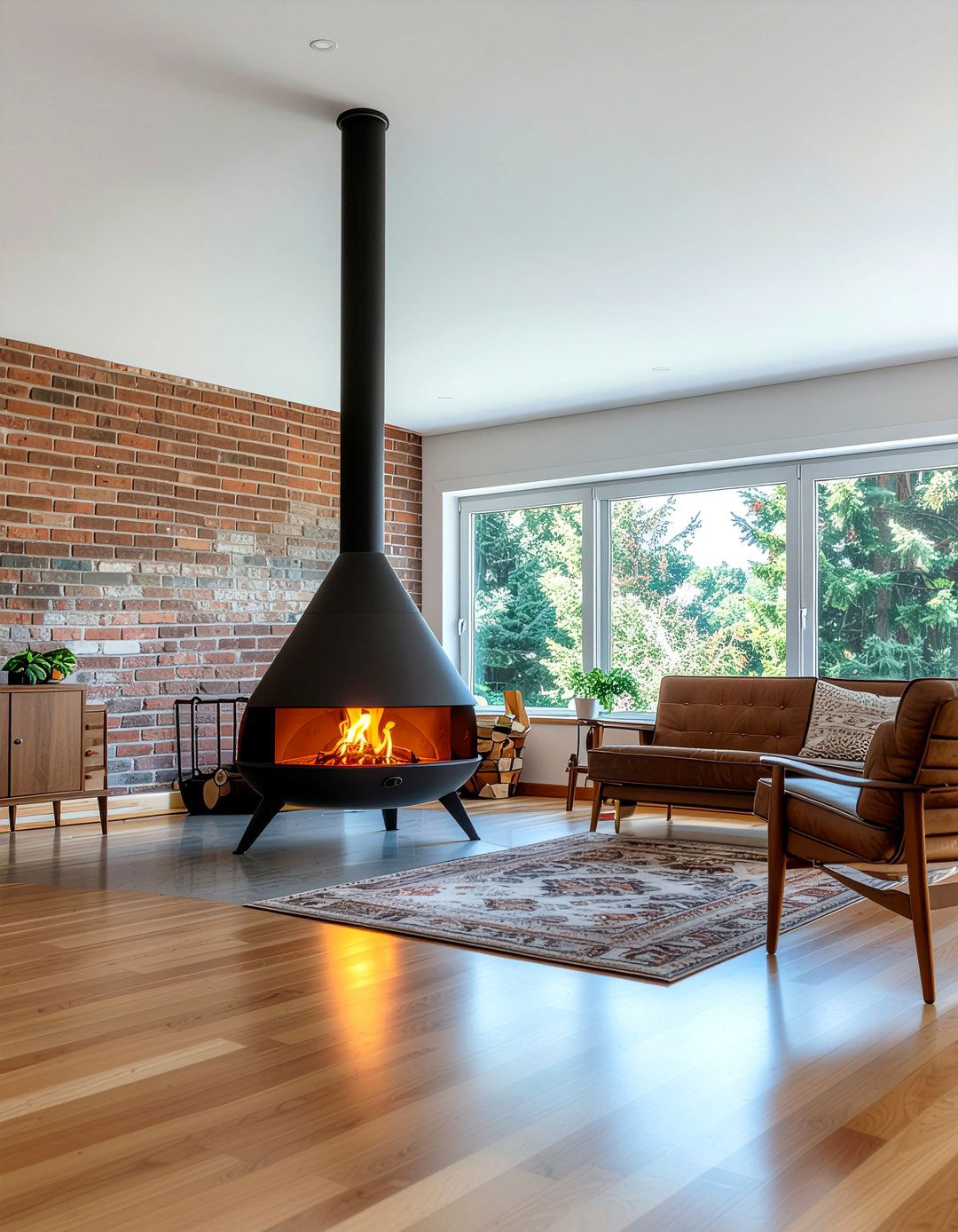 Mid Century Modern Fireplace - 30 fireplace surround ideas