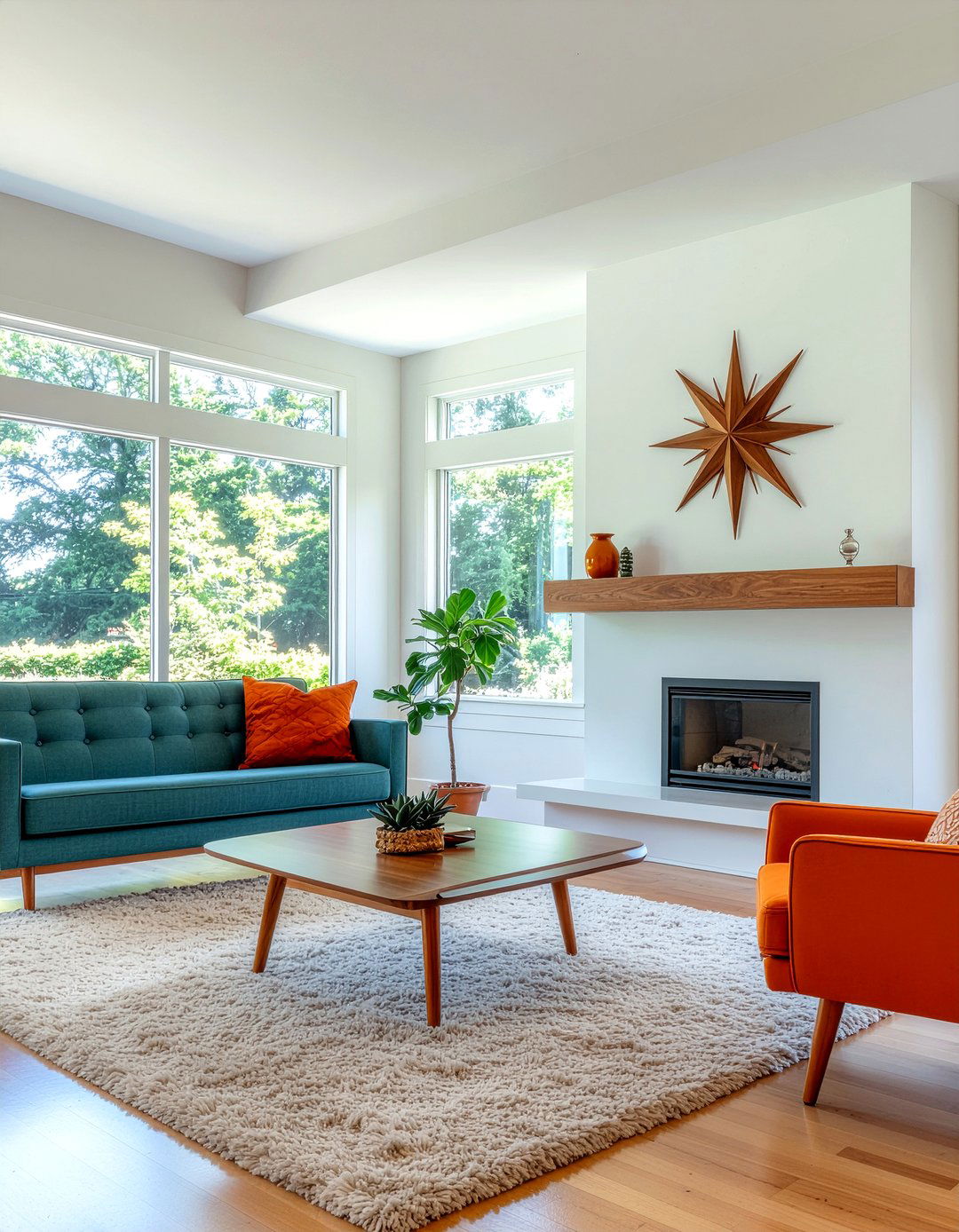 Mid Century Modern Fireplace Screen - 30 fireplace screen ideas