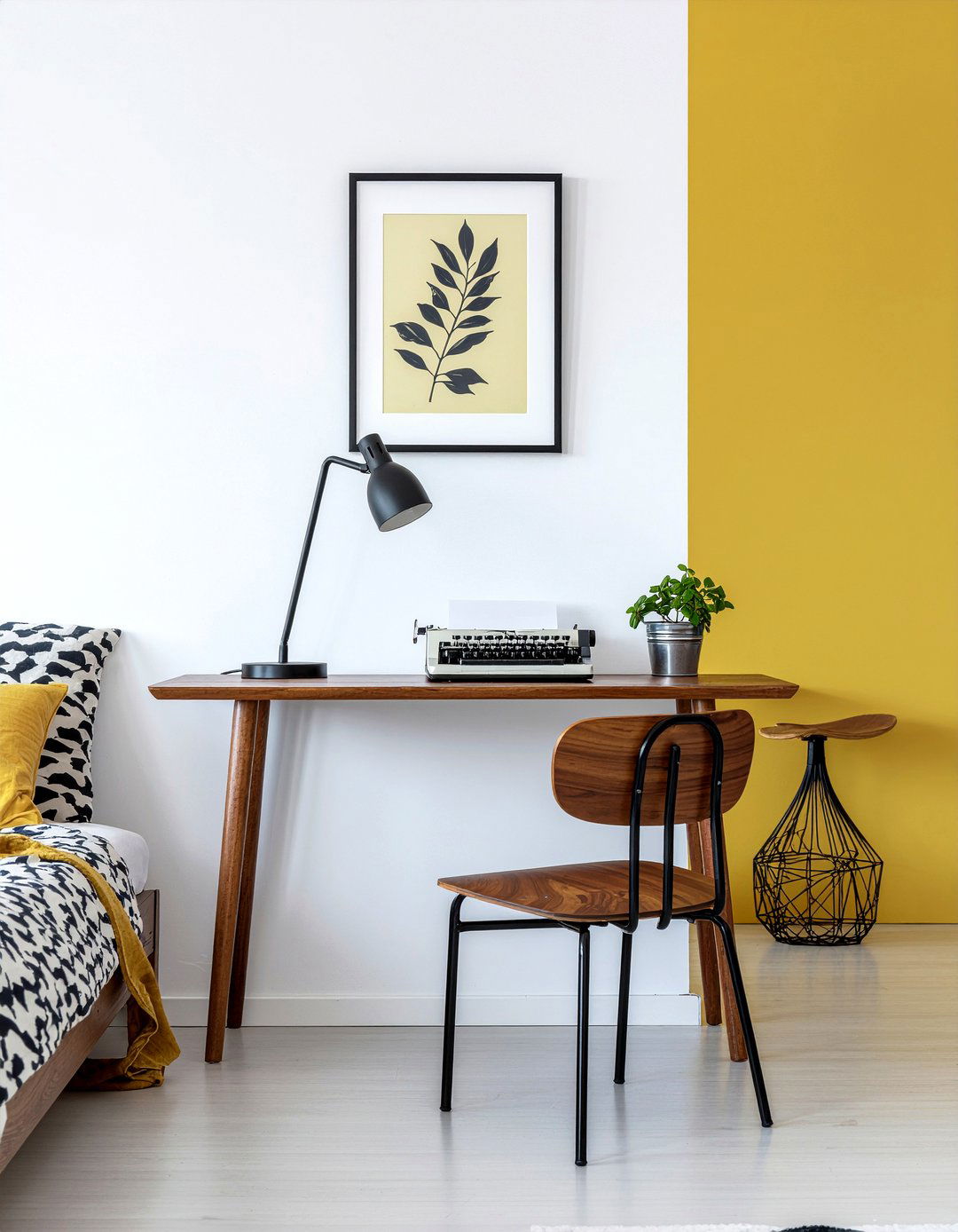 Mid Century Modern Floating Desk - 30 bedroom floating desks