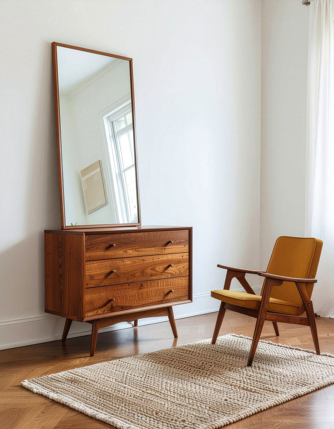 Mid Century Modern Floor Mirror - 30 floor mirror ideas