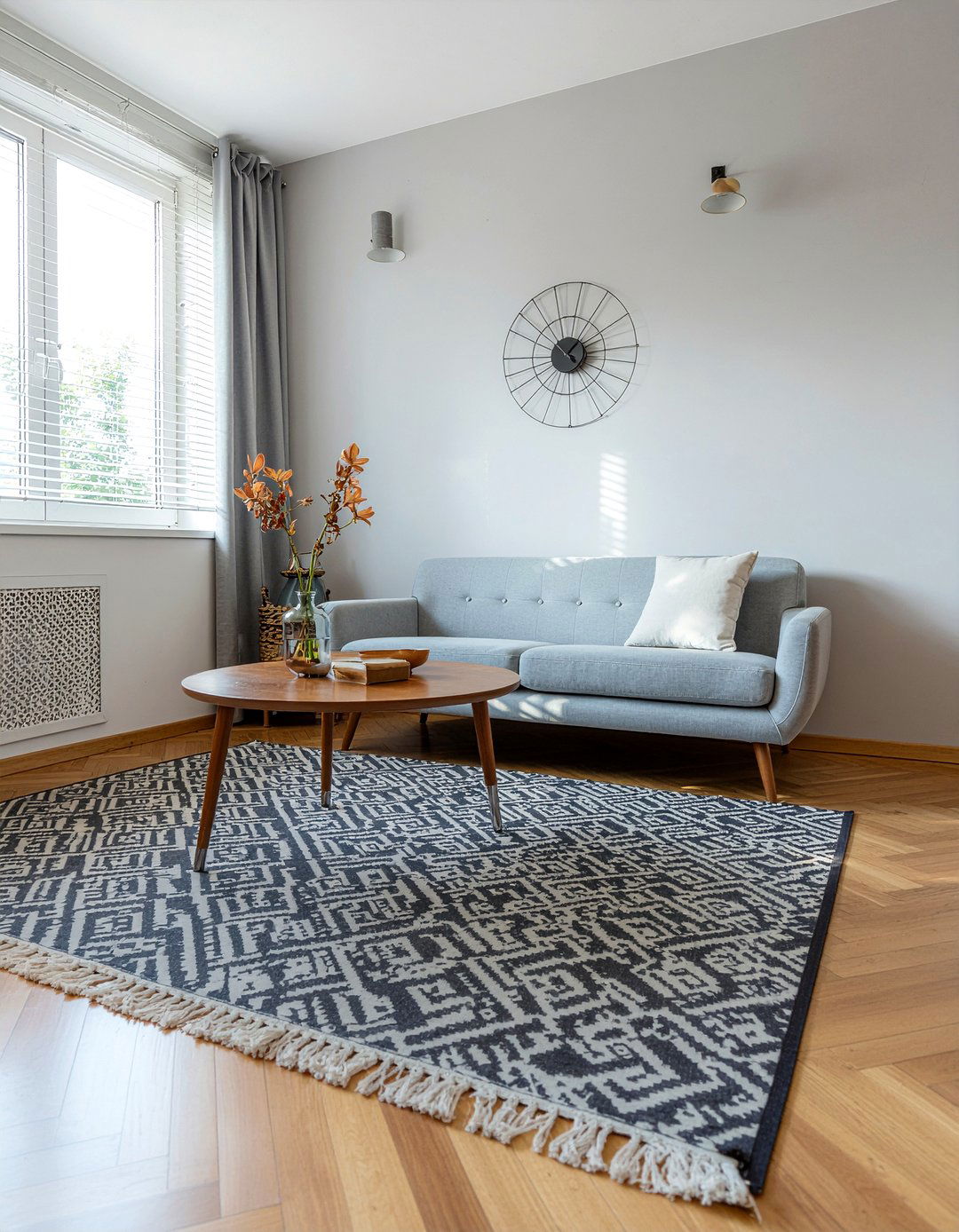 Mid Century Modern Gray Living Room - 30 cool gray living room ideas