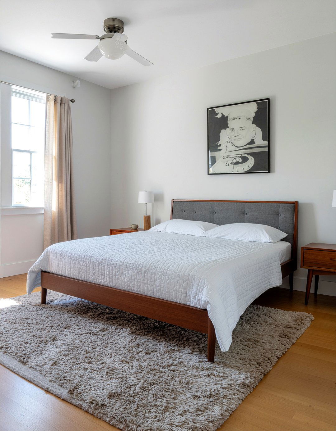 Mid Century Modern Headboard - 30 bedroom upholstered headboards