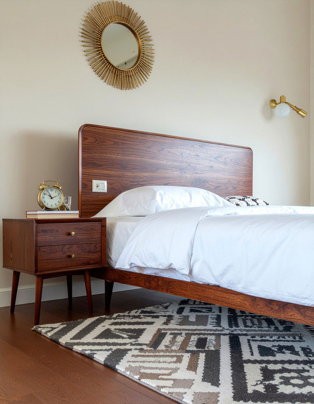 Mid Century Modern Headboard - 30 bedroom bookcase headboards