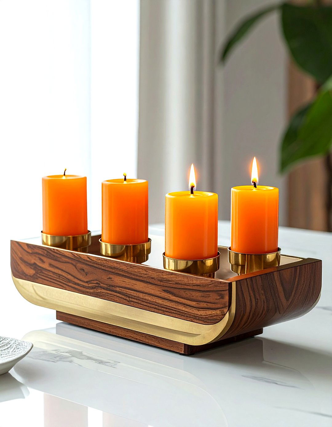 Mid Century Modern Holder - 30 living room candle holders