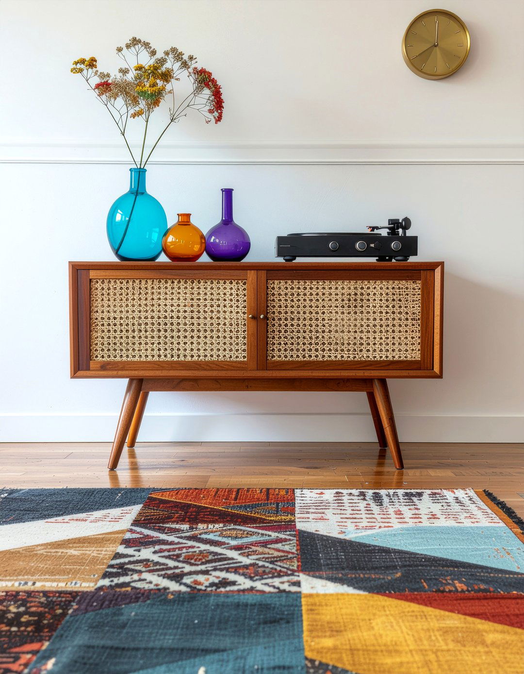 Mid Century Modern Hutch - 30 living room display cabinet ideas