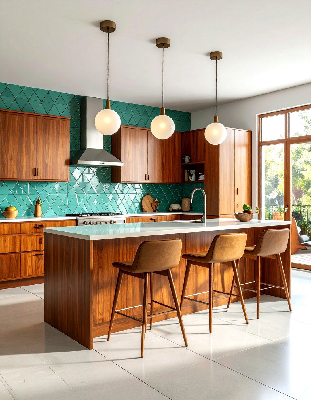 Mid Century Modern Kitchen - 30 harmonious kitchen ideas