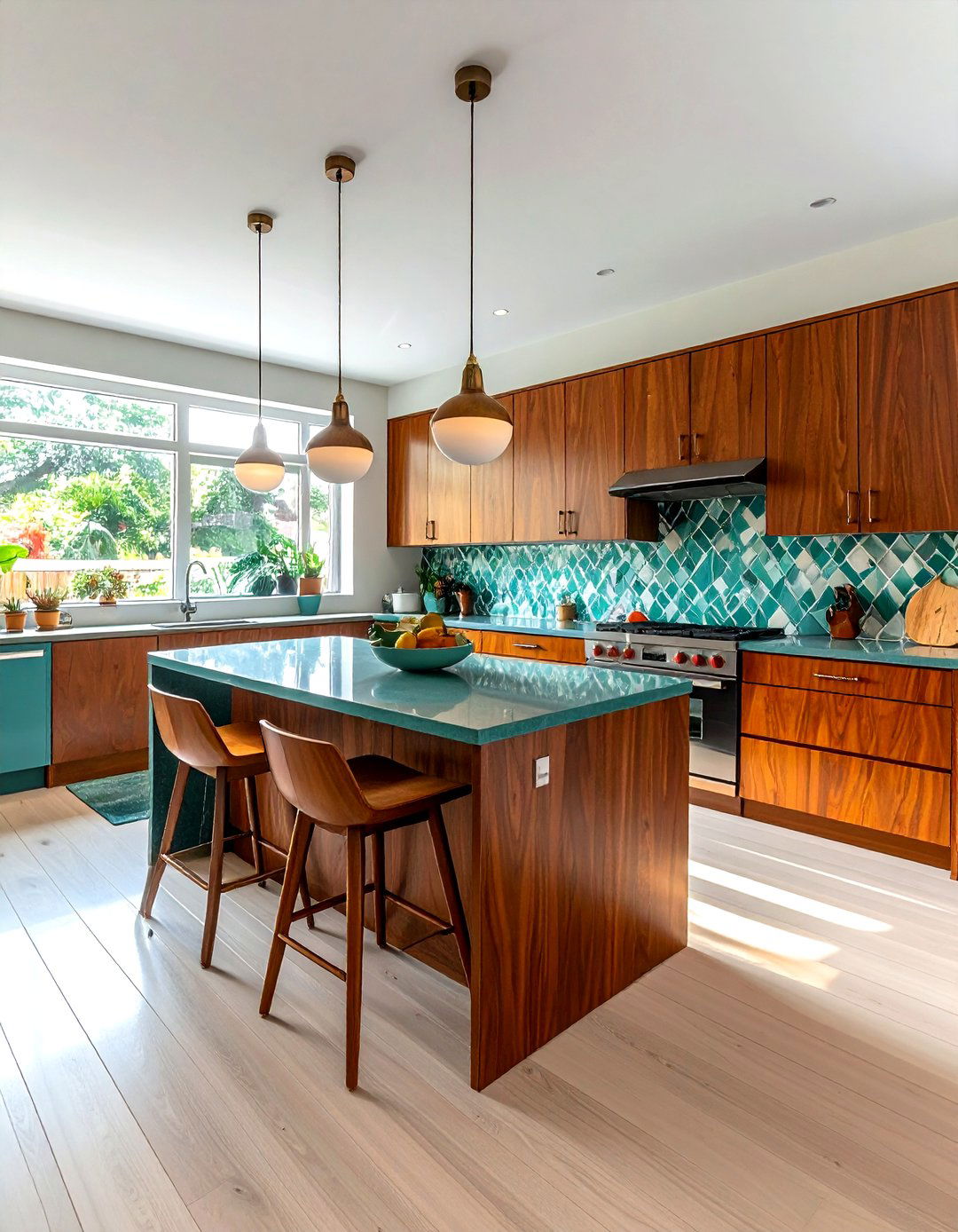 Mid Century Modern Kitchen - 30 kitchen furniture layout