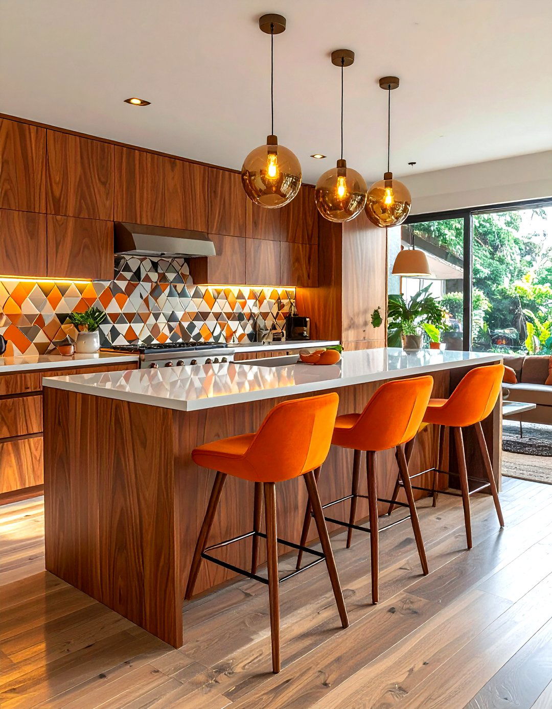 Mid Century Modern Kitchen - 30 social kitchen ideas