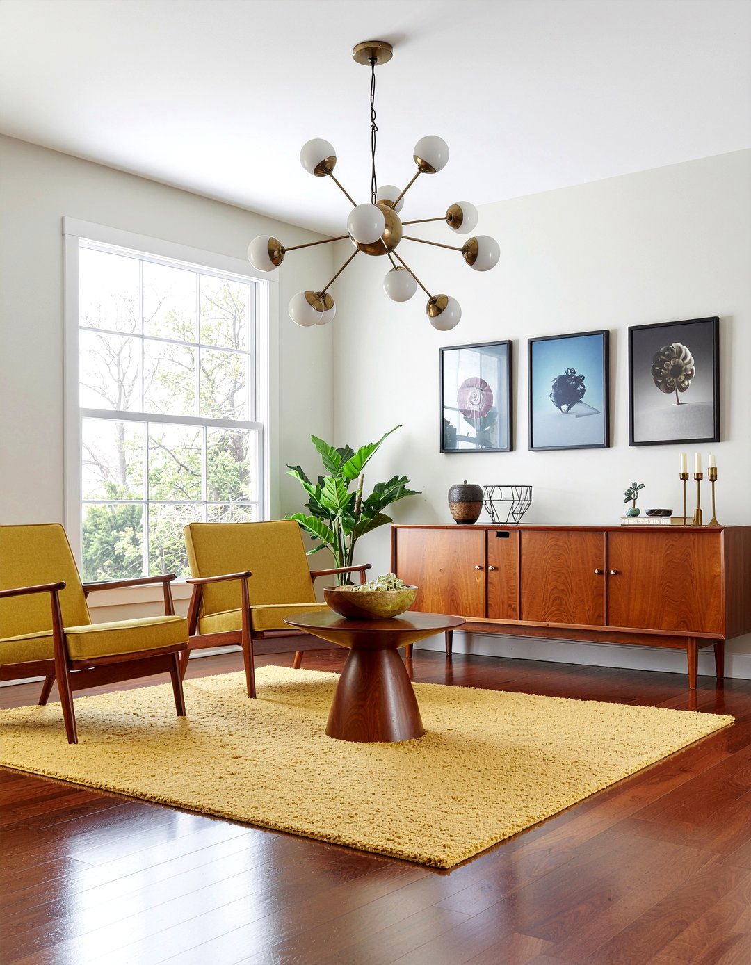 Mid Century Modern Living Room - 30 character home living room ideas