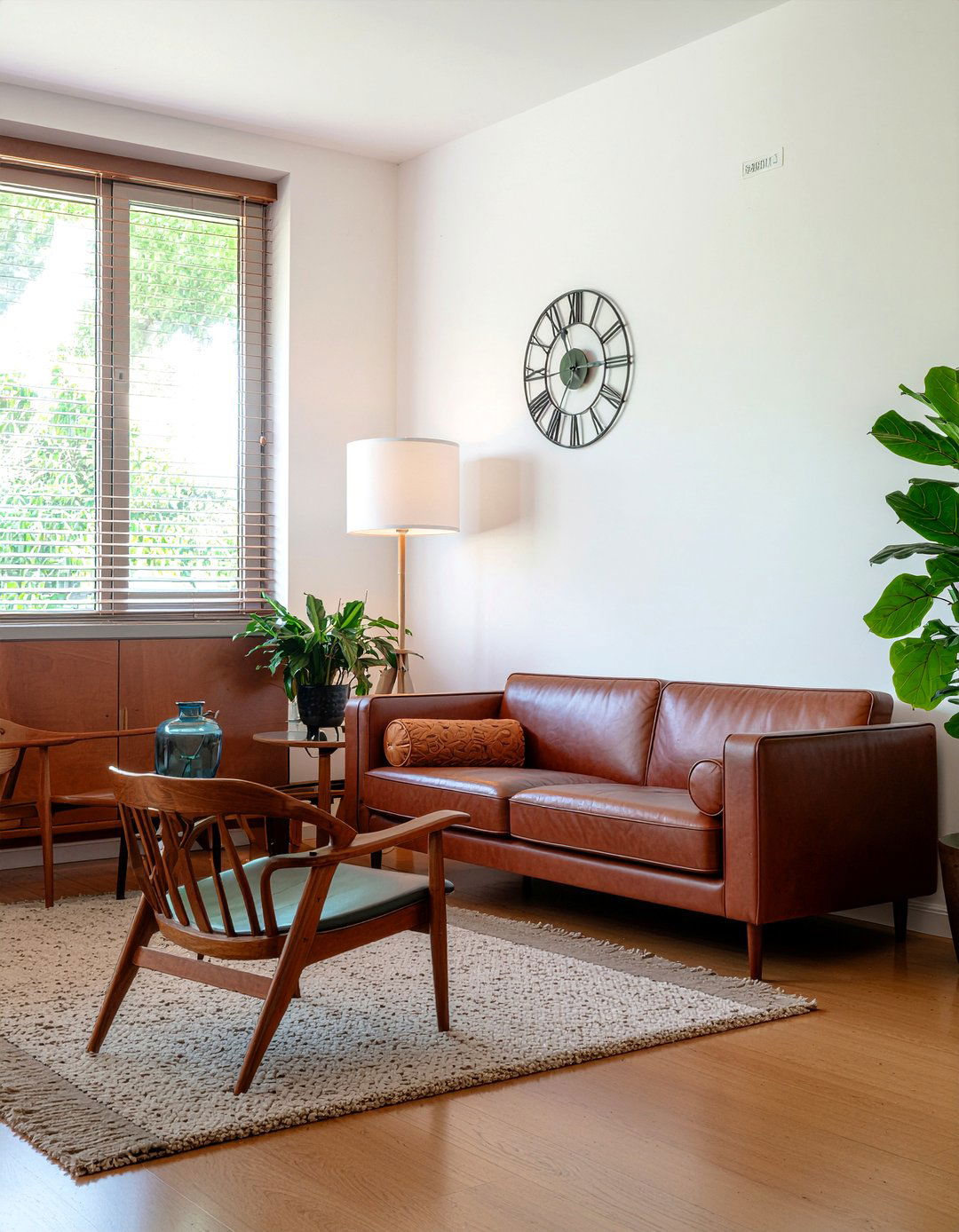 Mid Century Modern Living Room - 30 living room wishbone chair ideas