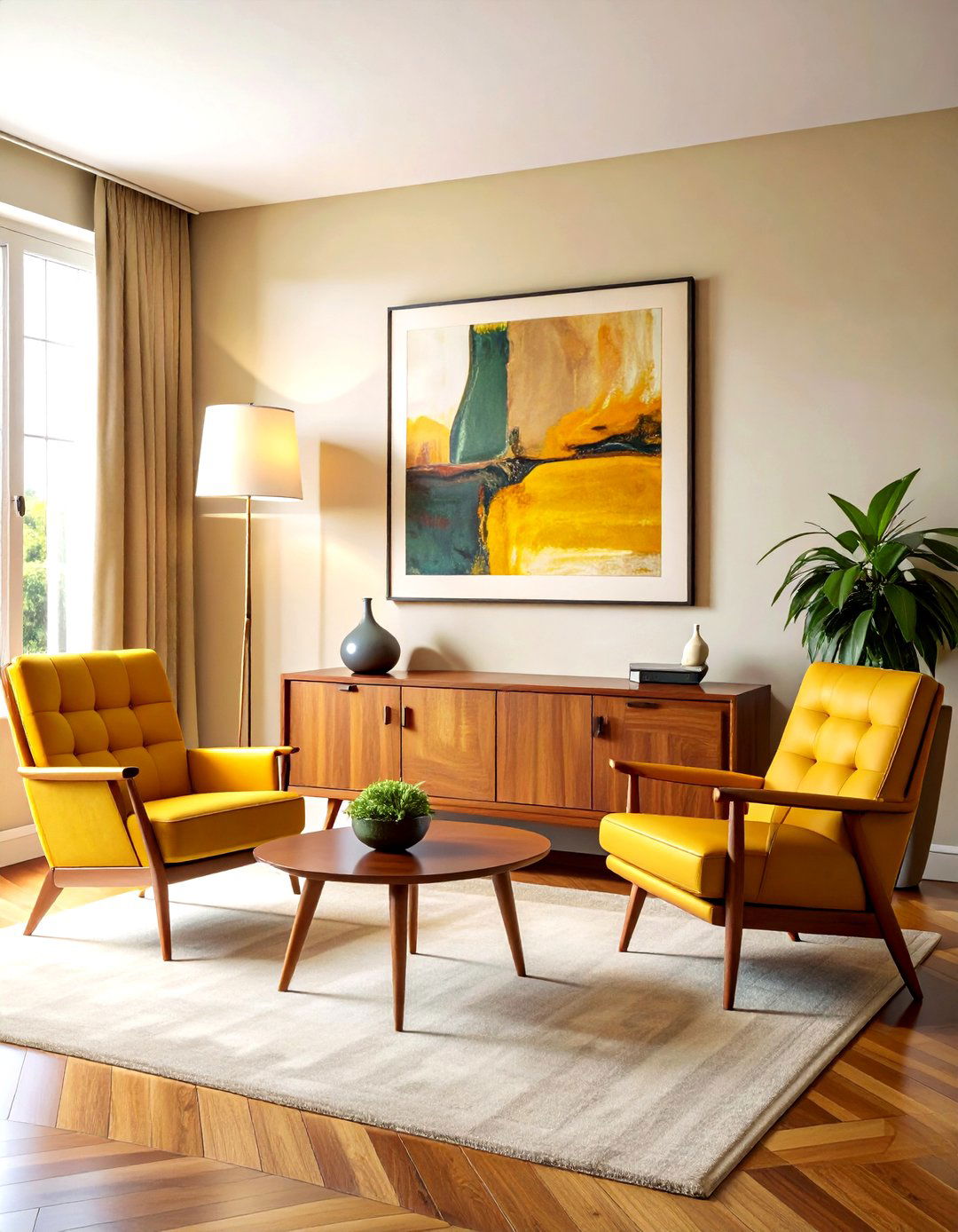 Mid Century Modern Living Room - 30 luxury living room ideas