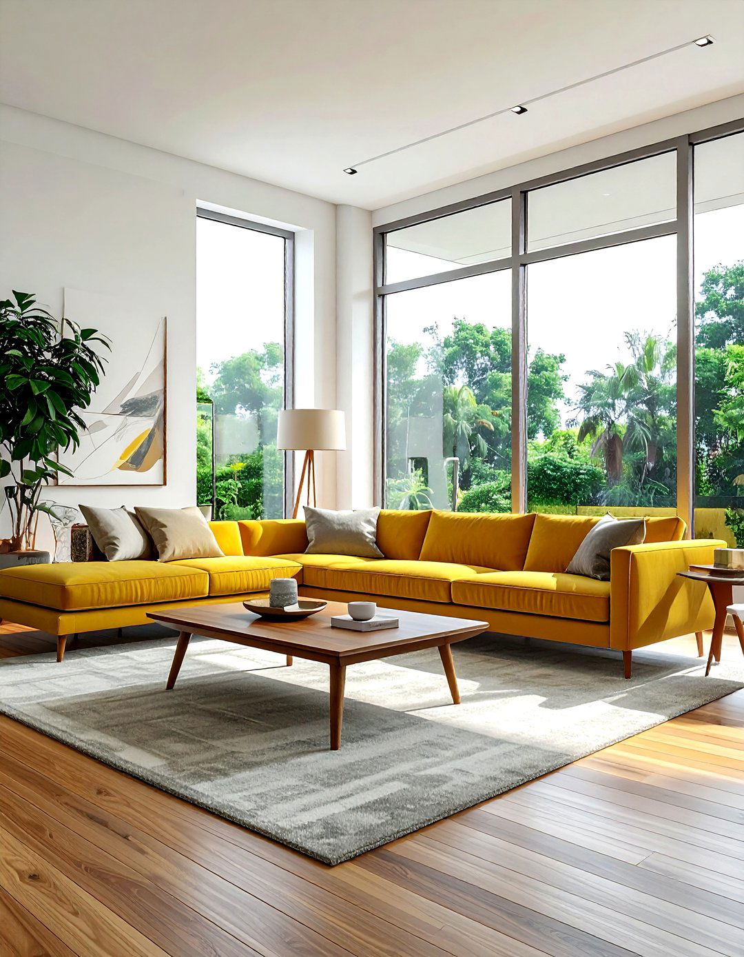 Mid Century Modern Living Space - 30 historic home decor ideas