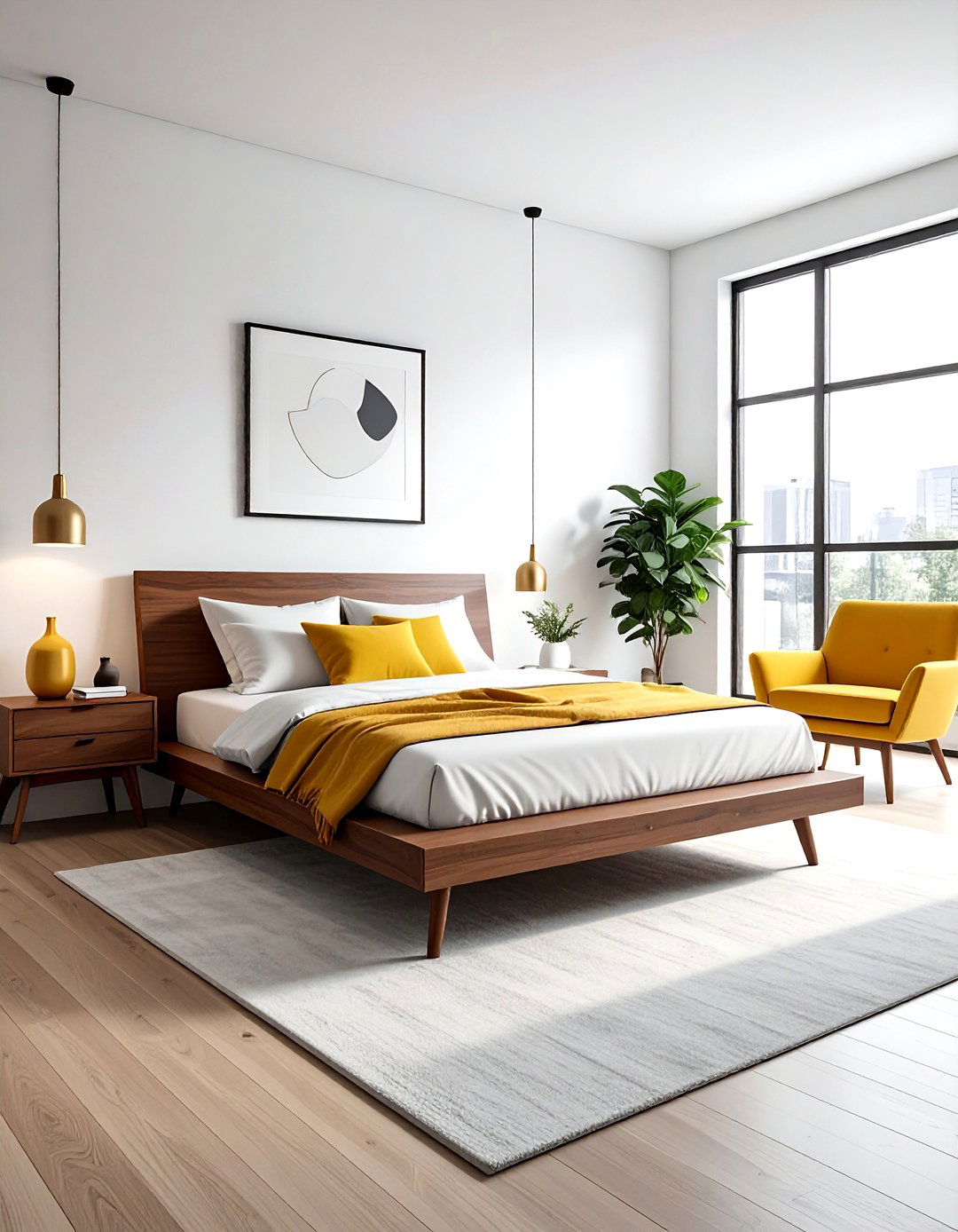 Mid Century Modern Loft Bedroom - 30 loft bedroom ideas