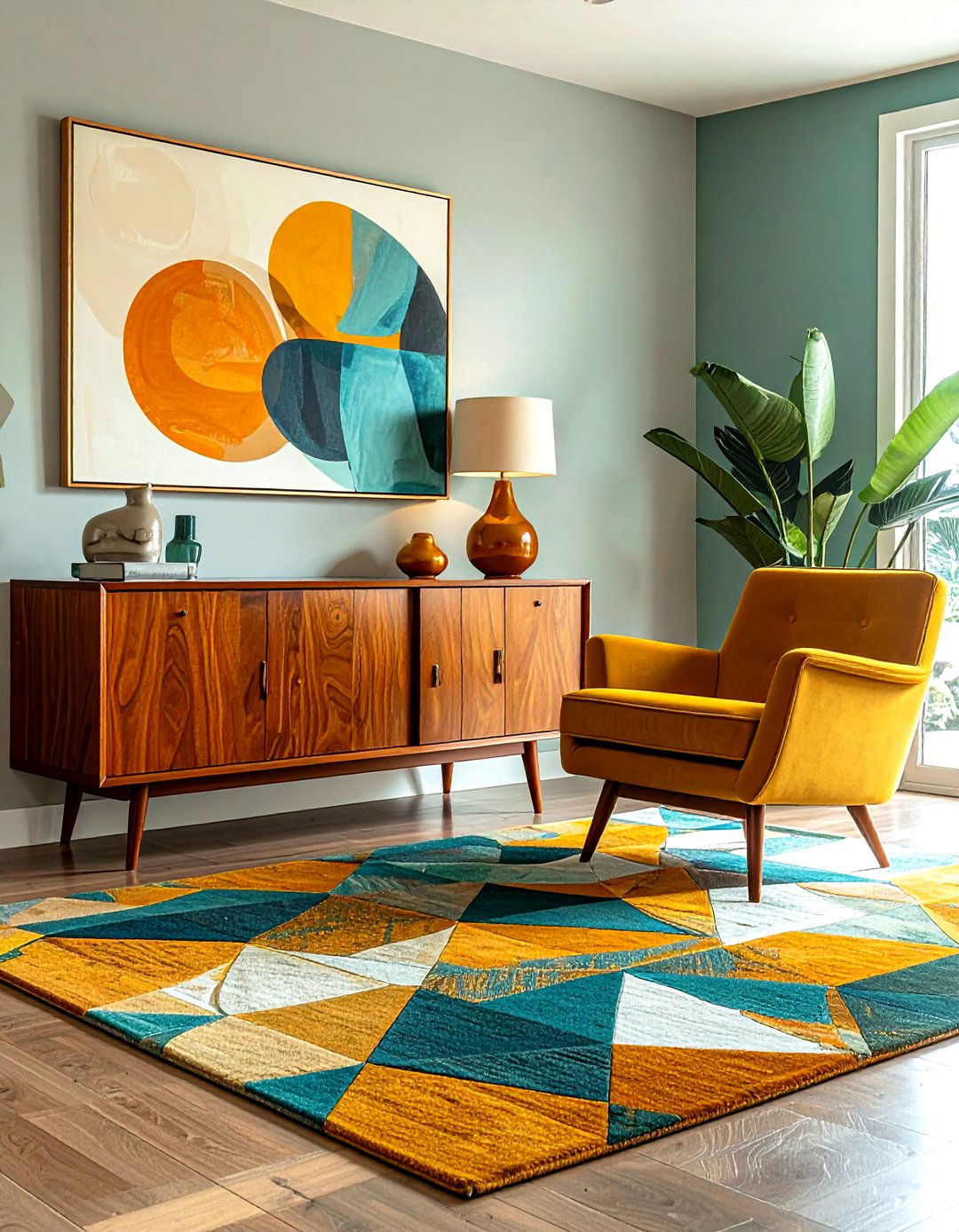 Mid Century Modern Lounge - 30 decor inspo
