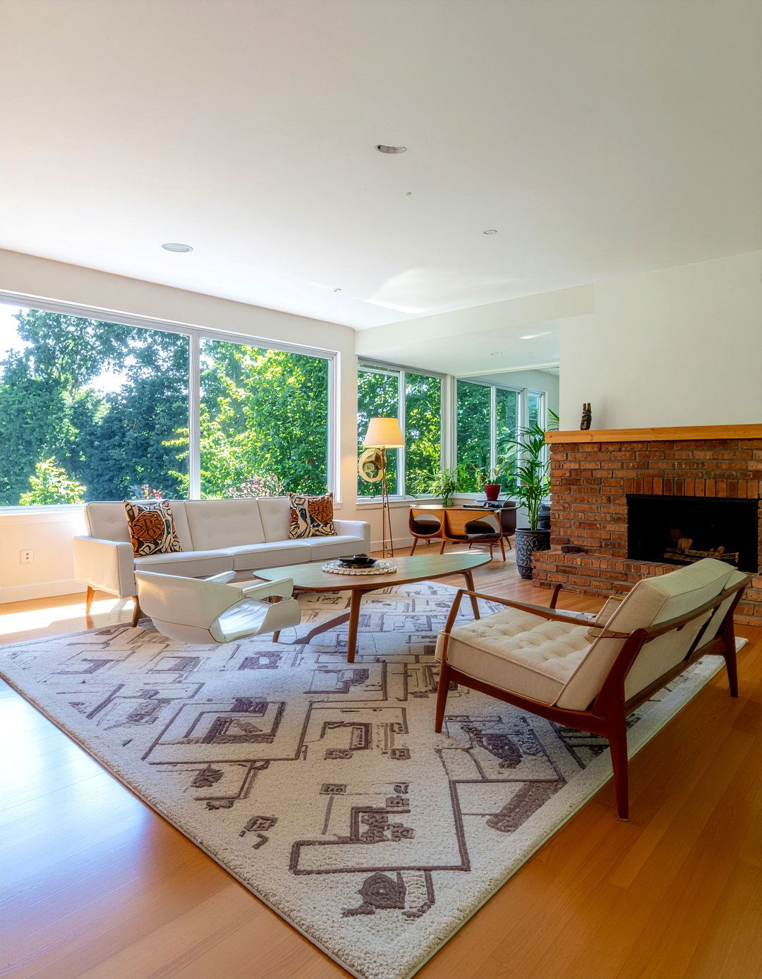 Mid Century Modern Neutral Living Room - 30 neutral living room ideas