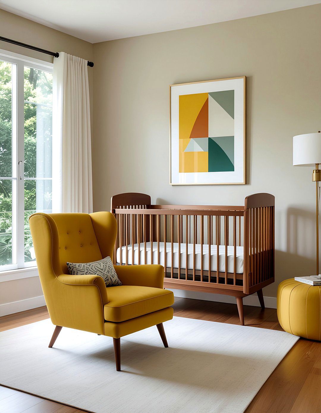 Mid Century Modern Nursery - 30 nursery ideas