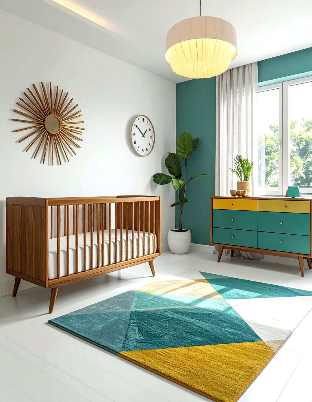 Mid Century Modern Nursery - 30 nursery decor ideas
