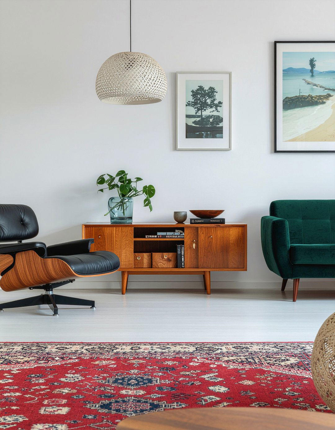 Mid Century Modern Open Layout - 30 open plan living room ideas