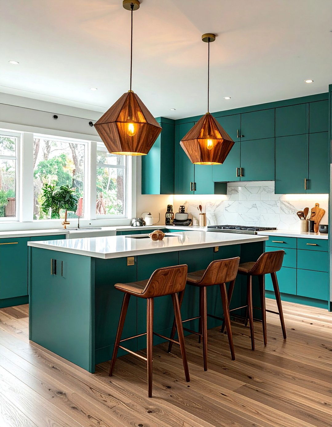 Mid Century Modern Pendant - 30 pendant light kitchen island ideas