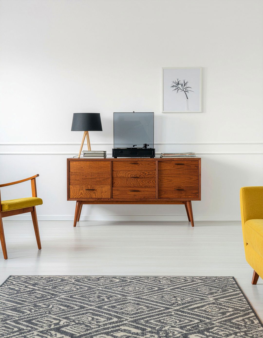 Mid Century Modern Pine Dresser - 30 living room pine furniture ideas