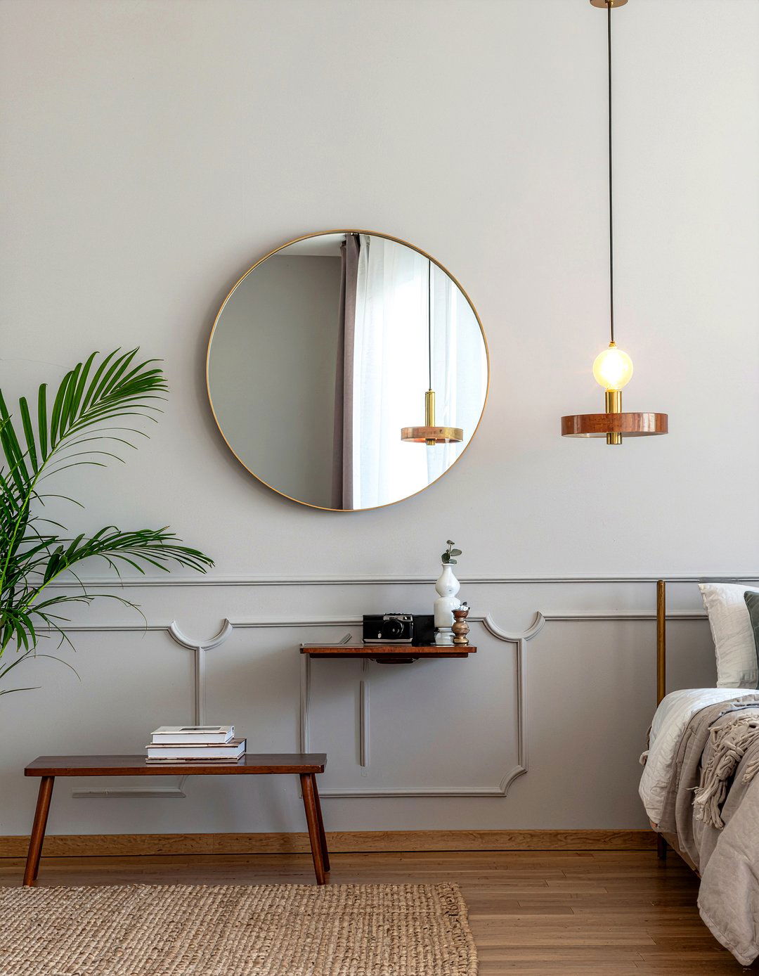 Mid Century Modern Sconce - 30 bedroom vanity lights