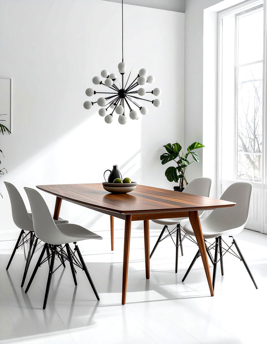 Mid Century Modern Set - 30 dining room seating arrangements ideas
