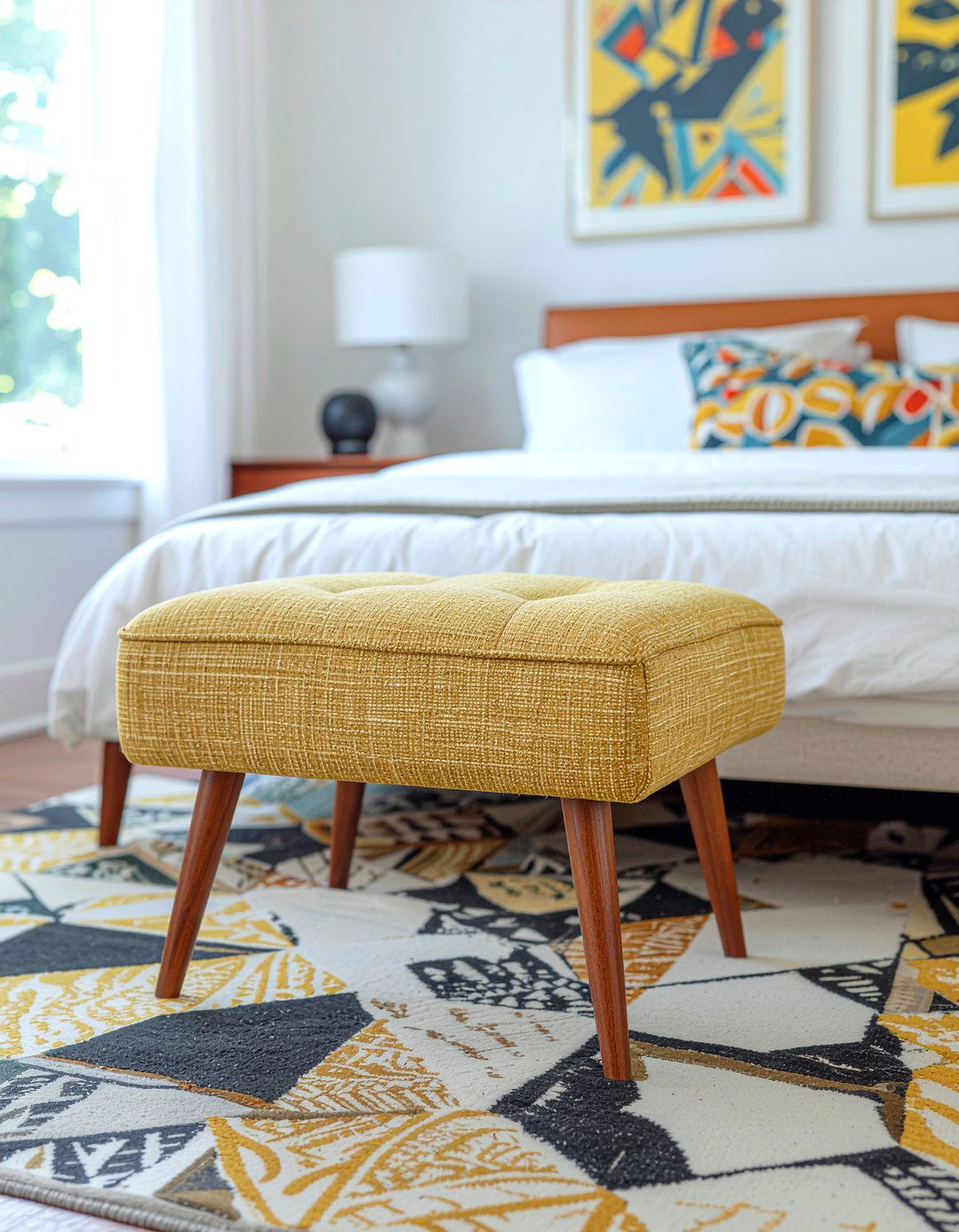 Mid Century Modern Settee - 30 bedroom settees