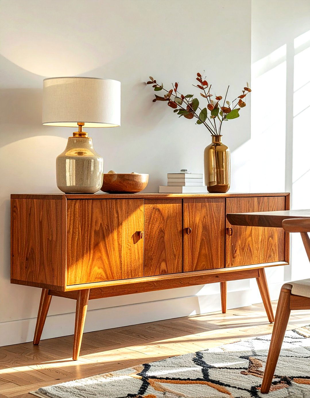 Mid Century Modern Sideboard - 30 conversation starter decor ideas